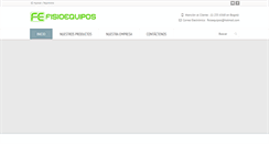 Desktop Screenshot of fisioequiposcolombia.com